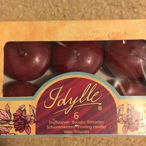 Idylle pack of 6 floating candles